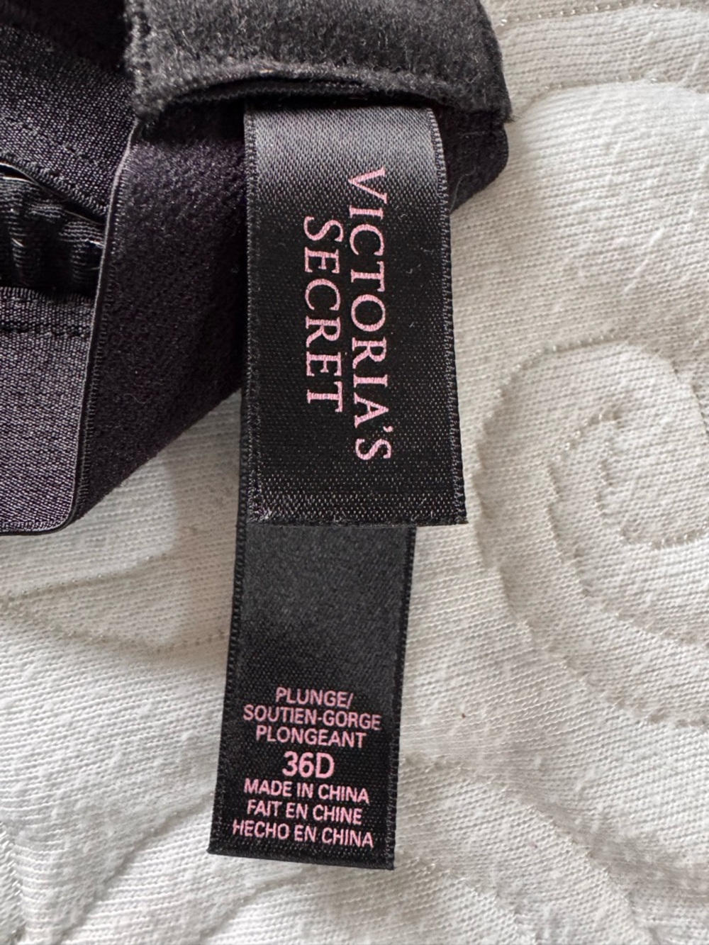 Victoria's Secret Black Sequin Halter Bra with Crisscross Detail - Picture 3 of 3